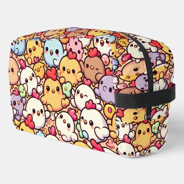 Trousse De Toilette Design Motif de poulet de Chibi Cute (Coin gauche)