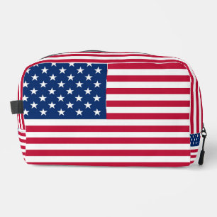 Trousse De Toilette Dessin de fierté de drapeau américain USA