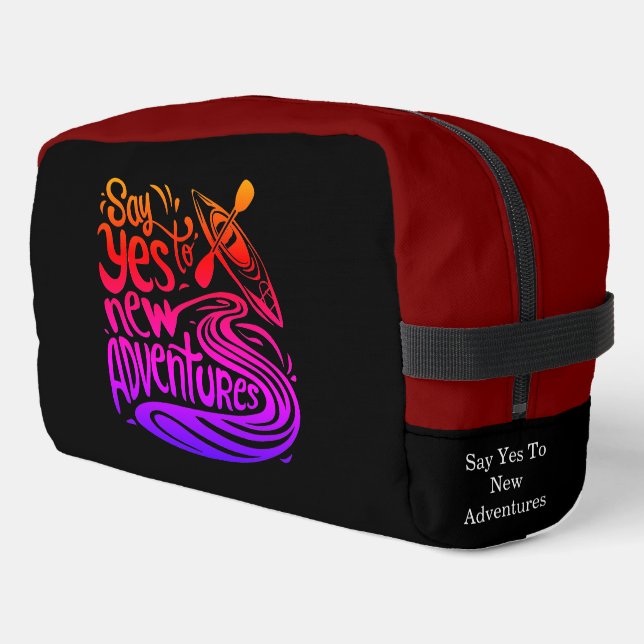 Trousse De Toilette Dites oui à de nouvelles aventures (Coin gauche)