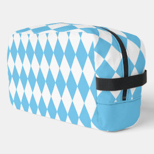 Trousse De Toilette Drapeau bleu et blanc Bavière Rhombus Motif
