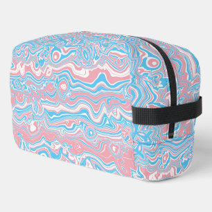 Trousse De Toilette Drapeau de la Trans Pride Trippy Boho Super Wavy