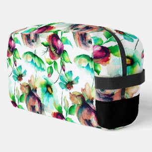 Trousse De Toilette Eau coloréeCouleur Florale Illustration