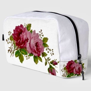 Trousse De Toilette Élégance Rose Vintage