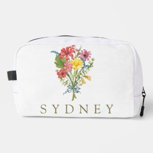 Trousse De Toilette Élégant Fleur sauvage floral Boho