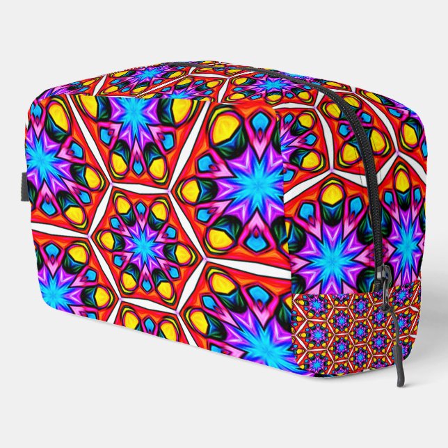Trousse De Toilette Élégant motif floral Abstrait (Coin droit)