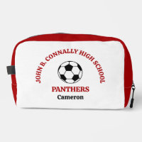 Équipe de soccer au lycée rouge personnalisée