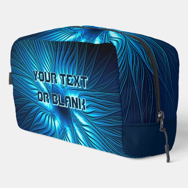 Trousse De Toilette Étoile bleue sculptée (Coin droit)