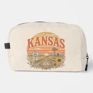Trousse De Toilette Évasion de beauté de la route 66 au tournesol du K