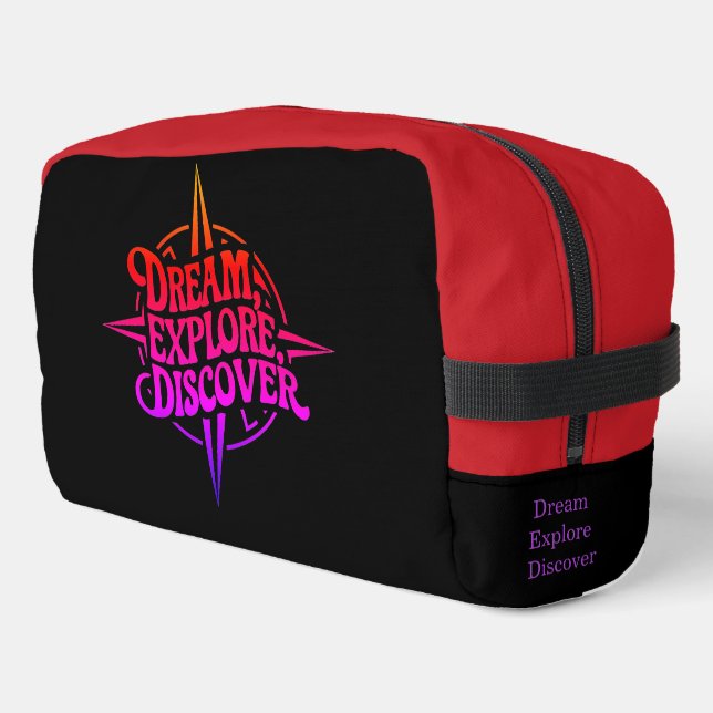 Trousse De Toilette Explorer rêve Découvrir (Coin gauche)