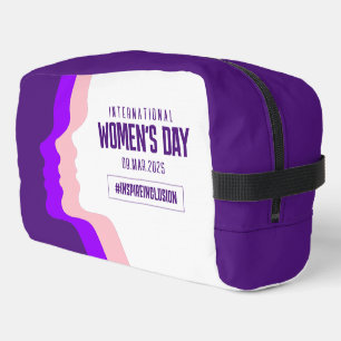 Trousse De Toilette Faces colorées Journée internationale de la femme