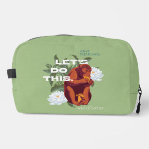 Trousse De Toilette "Faisons ça" Singe - Le Lotus Blanc