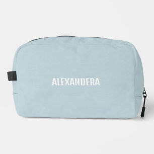 Trousse De Toilette Fille moderne Lumière Nom bleu