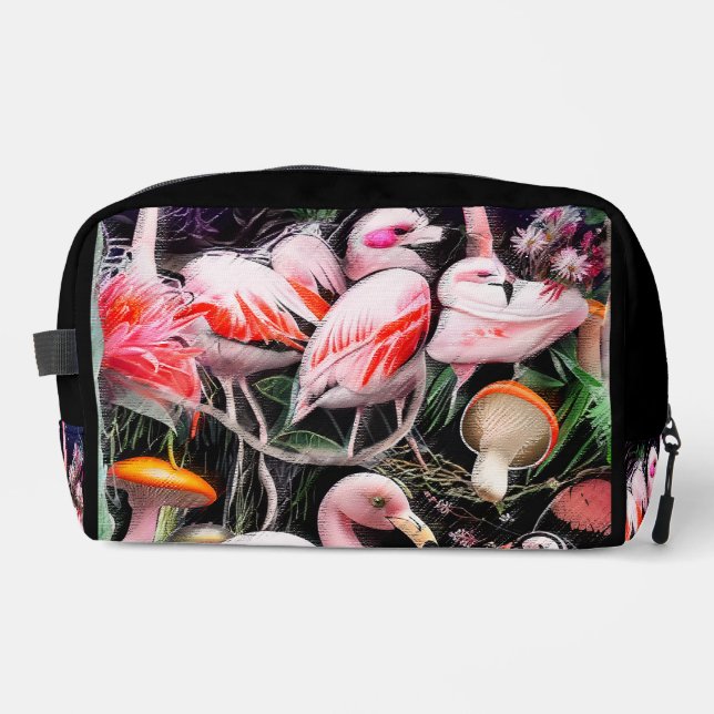 Trousse De Toilette Flamant rose (Recto)