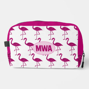 Trousse De Toilette Flamant rose scintillant faux strass Monogramme