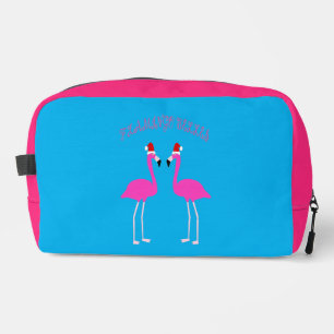Trousse De Toilette Flamants roses lesbiennes de Noël Flamant rose Bel