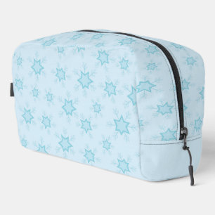 Trousse De Toilette Fléchettes de neige, Bleu glacé, Fléchettes de nei