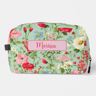 Trousse De Toilette Fleur de pays anglais élégante personnalisée