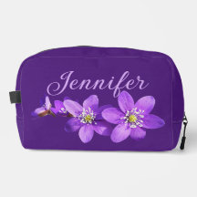 Fleurs de Hepatica Violettes Nom Violet Foncé