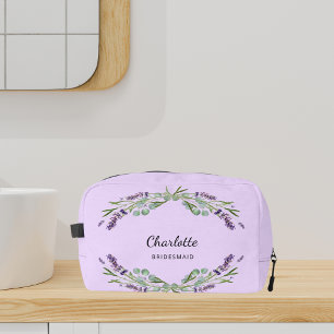 Trousse De Toilette Fleurs de lavande violette bridesmaid