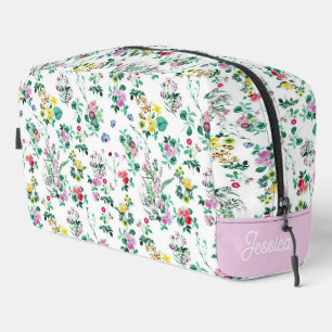 Trousse De Toilette Fleurs estivales personnalisées légères et jolies