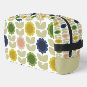 Trousse De Toilette Fleurs Tiges Rétro Groovy Été