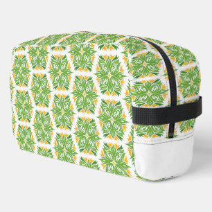 Trousse De Toilette Fleurs Vertes, Motif De Fleurs, Modèle Floral