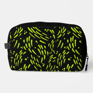 Trousse De Toilette Flux en vert citron et noir