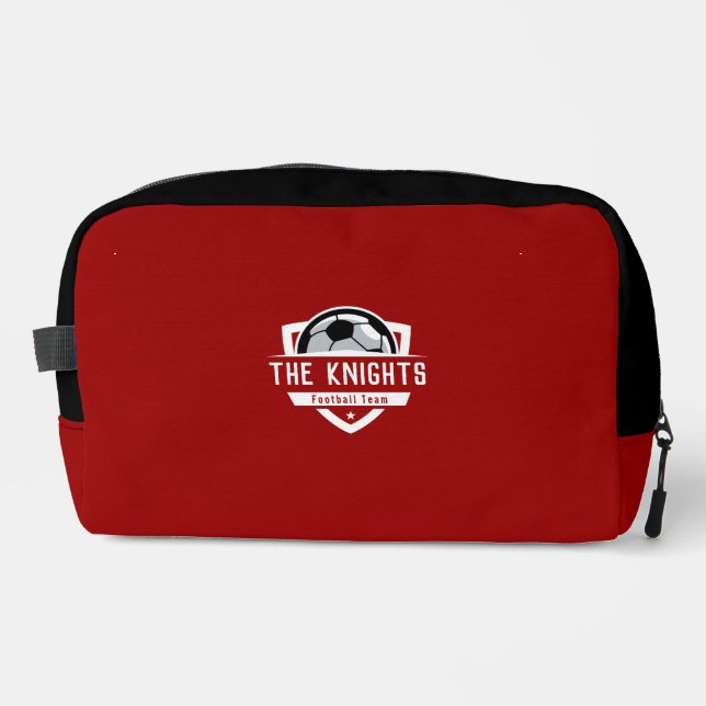 Trousse De Toilette Football Sport Rouge (Recto)