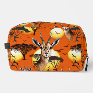 Trousse De Toilette Gazelle Antelope africaine animal sauvage