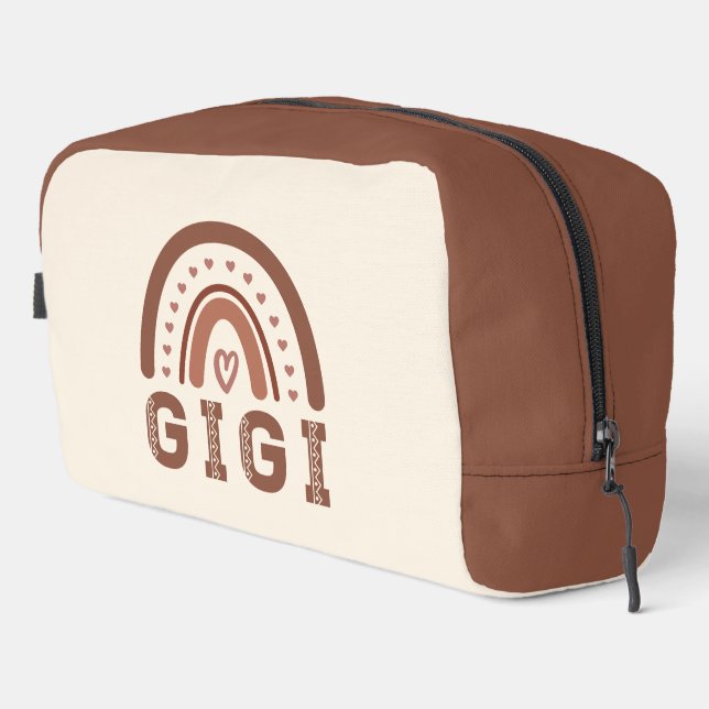 Trousse De Toilette Gigi Boho Arc-en-ciel mignon cadeau Grandma (Coin droit)