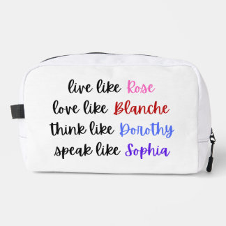 Trousse De Toilette Golden Girls Life Wisdom Typography