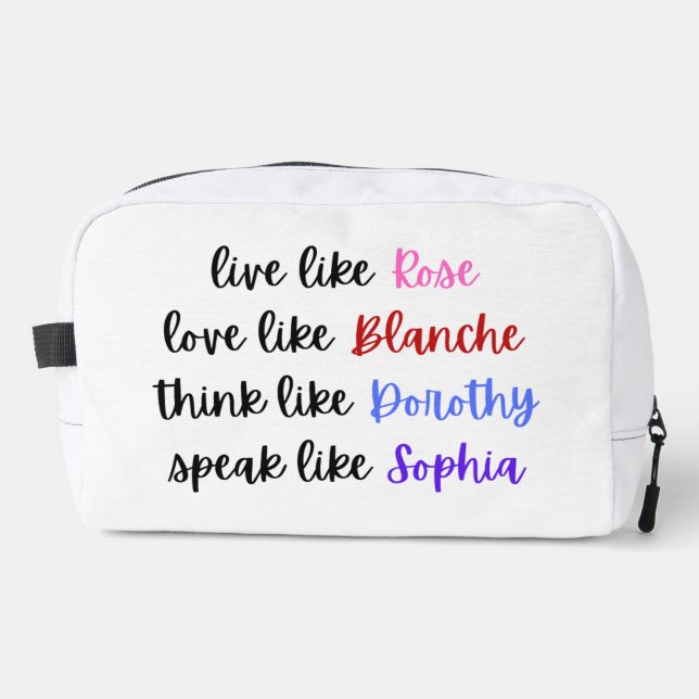 Trousse De Toilette Golden Girls Life Wisdom Typography (Recto)
