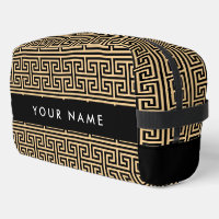 Grec Meander Key H Brown, Votre Nom, Personnaliser