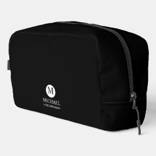 Trousse De Toilette Groomsmen Personnalisé Classique Monogramme et nom
