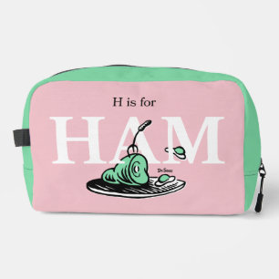 Trousse De Toilette "H pour JAMBON"   Conception de l'alphabet