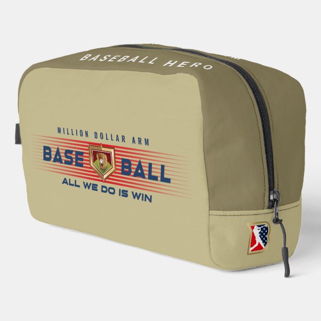 Trousse De Toilette Héros de baseball avec bras de millions de dollars (Coin droit)