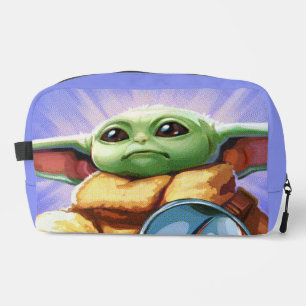 Trousse De Toilette Illustration vintage de Grogu par Bounty Hunter