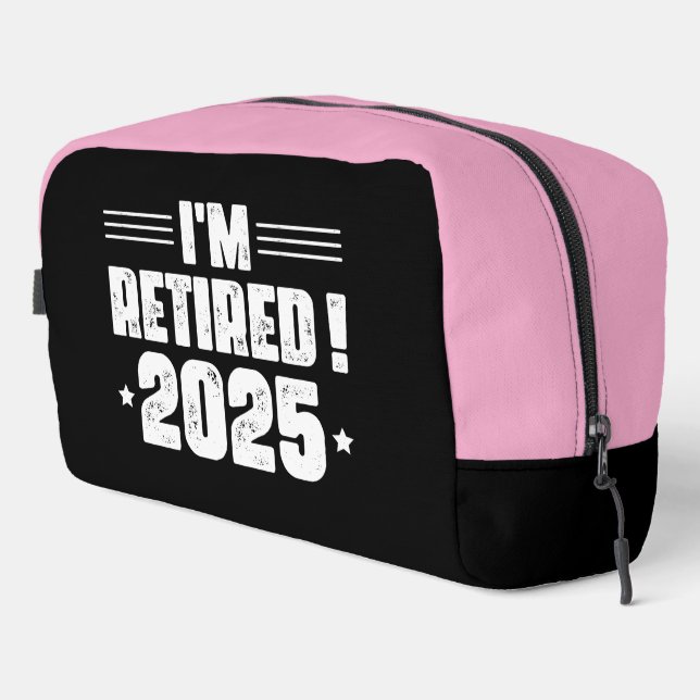 Trousse De Toilette Je suis retraité ! 2025 - Célébrer dans le style (Coin droit)