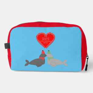 Trousse De Toilette Joli Seals de baiser de Noël
