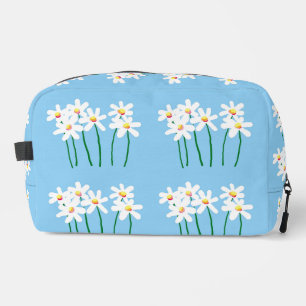 Trousse De Toilette Jolie bande de marguerites blanches