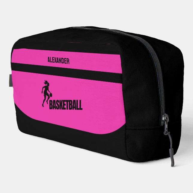 Trousse De Toilette Joueur de basket, Cadeau d'anniversaire, Équipe de (Coin droit)