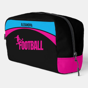 Trousse De Toilette Joueuse de football femmes, cadeau d'anniversaire 