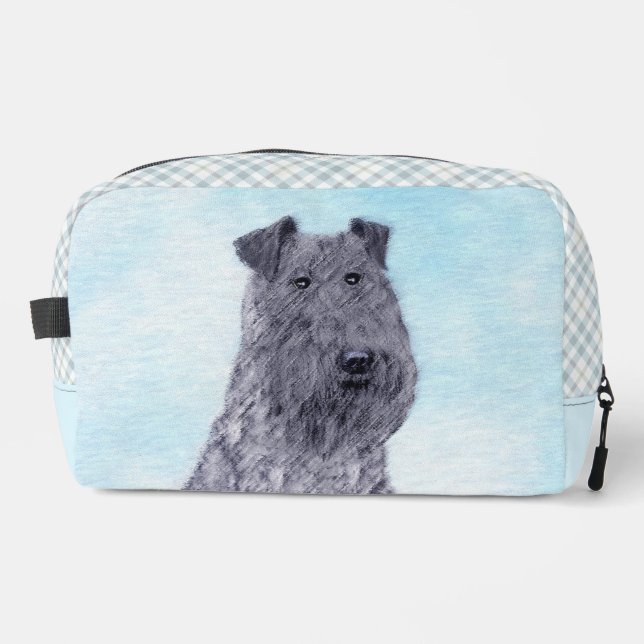 Trousse De Toilette Kerry Blue Terrier peinture mignonne Chien d'origi (Recto)
