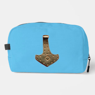 Trousse De Toilette Kit dopé bleu marteau or