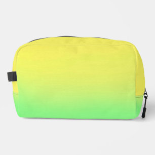 Trousse De Toilette Kit Dopp ombre Jaune Vert