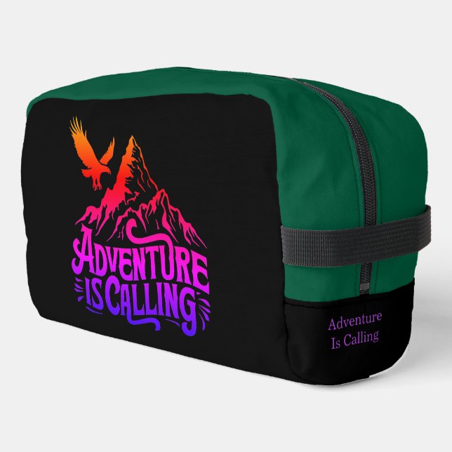 Trousse De Toilette L'Aventure Appelle Le Design (Coin gauche)