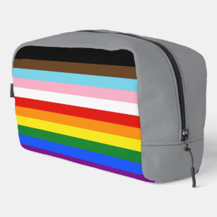 Trousse De Toilette Le drapeau de fierté à onze bandes de SlipperyJoe'