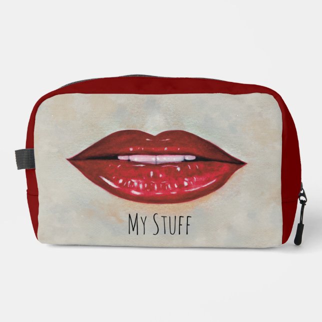 Trousse De Toilette Lèvres rouges (Recto)