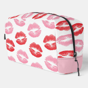 Trousse De Toilette Lèvres rouges et roses, Motif des lèvres, bâton à 