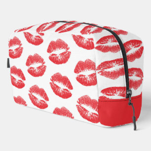Trousse De Toilette Lèvres Rouges, Motif De Lèvres, Rouge Lèvres, Bais